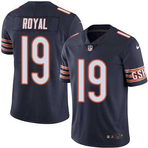 Nike Men & Women & Youth Bears 19 Eddie Royal Navy Blue Color Rush Limited Jersey,We sell and wholesale Nike Men & Women & Youth Bears 19 Eddie Royal Navy Blue Color Rush Limited Jersey on line form chian!